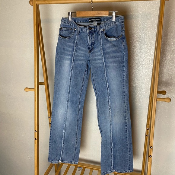 Express Denim - Vintage 90’s Express Frayed Lined Bootcut Jeans